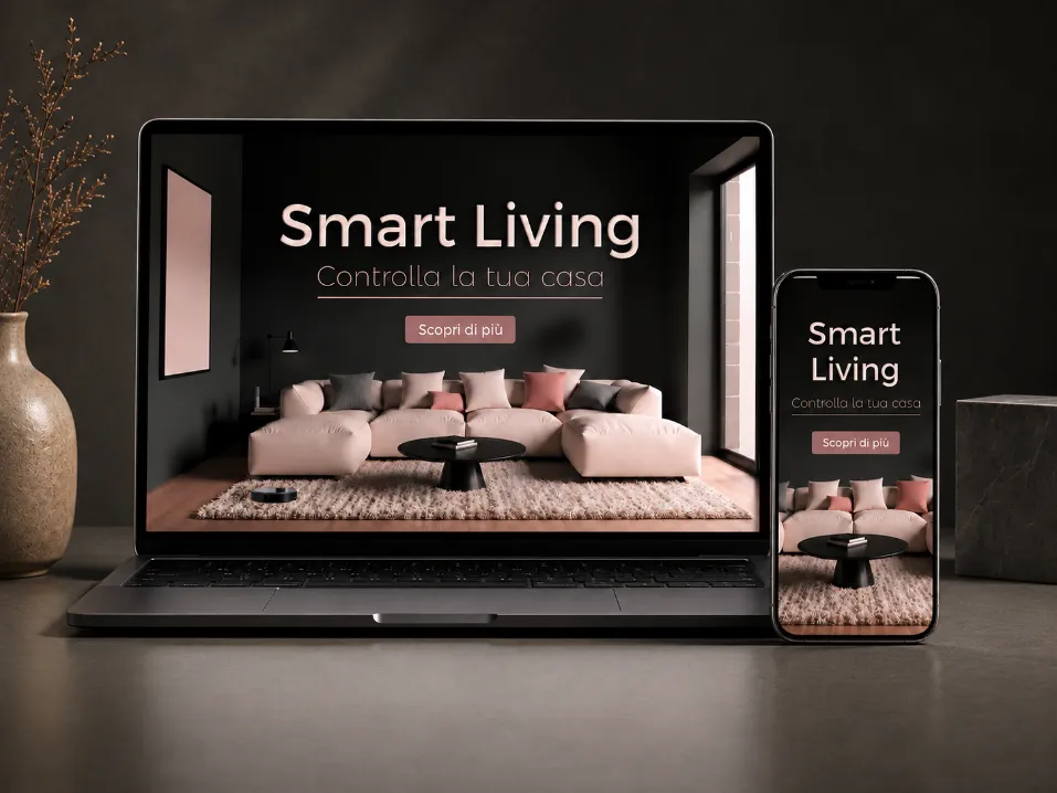 Portfolio web design - Smart Living